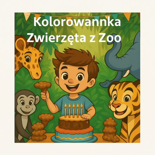 Kolorowanka Zwierzęta z Zoo