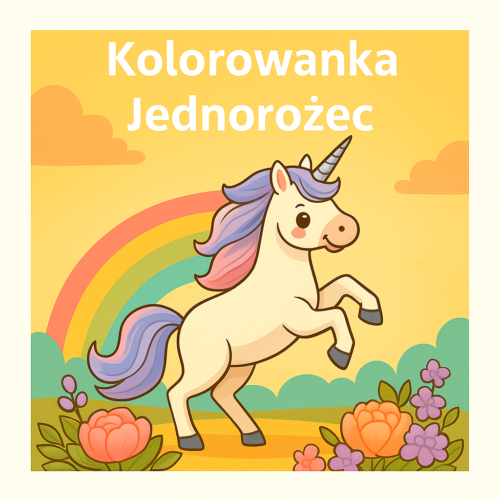 Kolorowanka Jednorożec