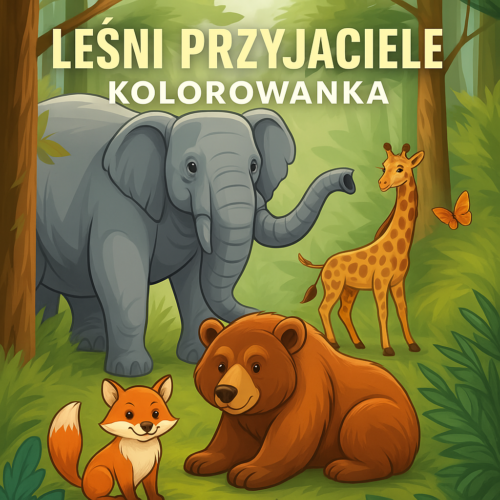 "Leśni Przyjaciele – Kolorowanka"