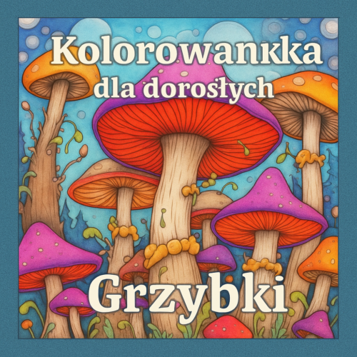 Kolorowanka Magiczny Świat Grzybów