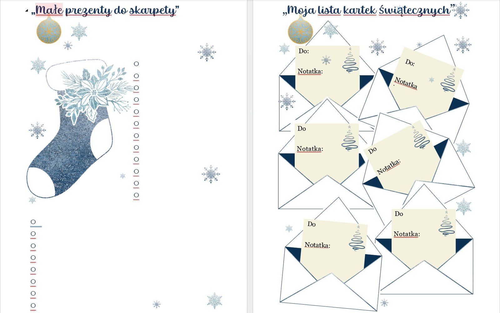 „Odliczanie do Świąt” Planer | Pobierz w Bimli.pl „Odliczanie do Świąt” Planer - obrazek 4