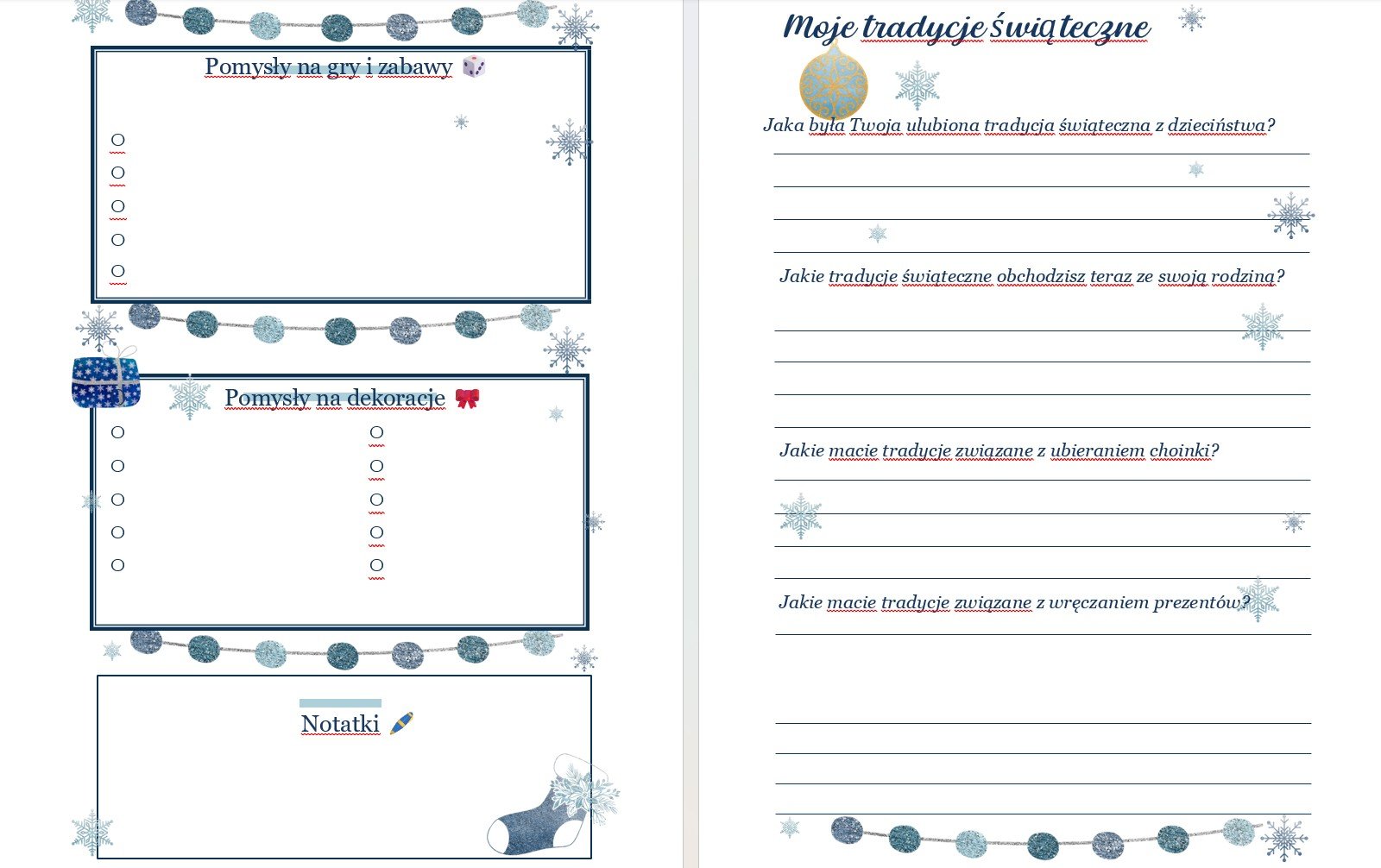 „Odliczanie do Świąt” Planer | Pobierz w Bimli.pl „Odliczanie do Świąt” Planer - obrazek 5