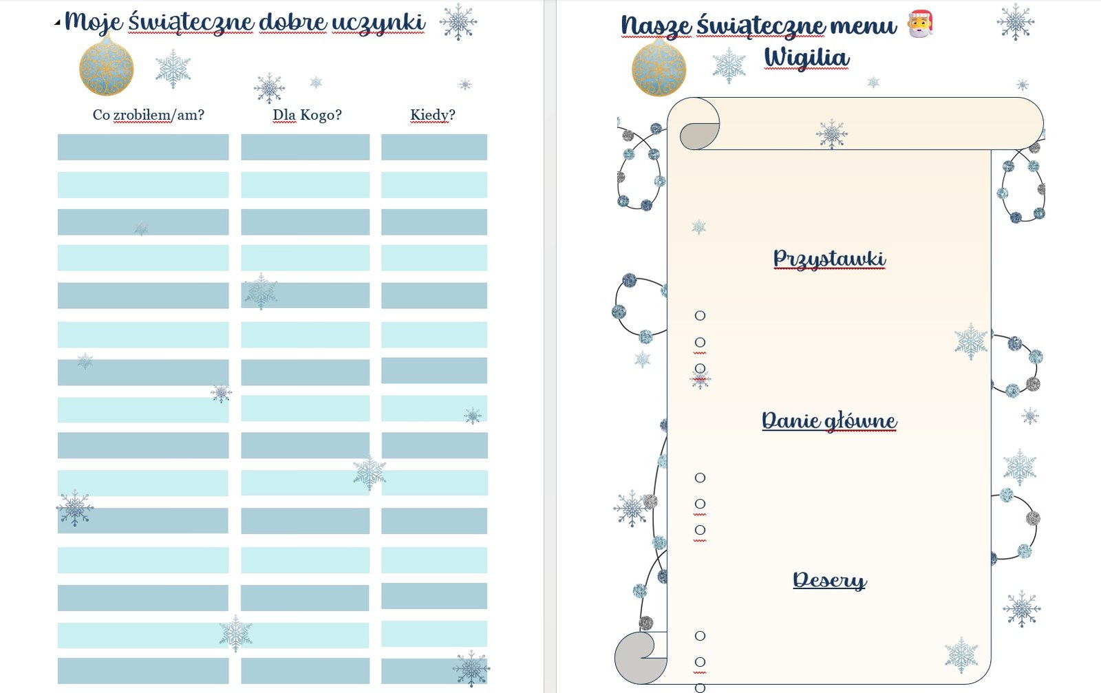 „Odliczanie do Świąt” Planer | Pobierz w Bimli.pl „Odliczanie do Świąt” Planer - obrazek 6