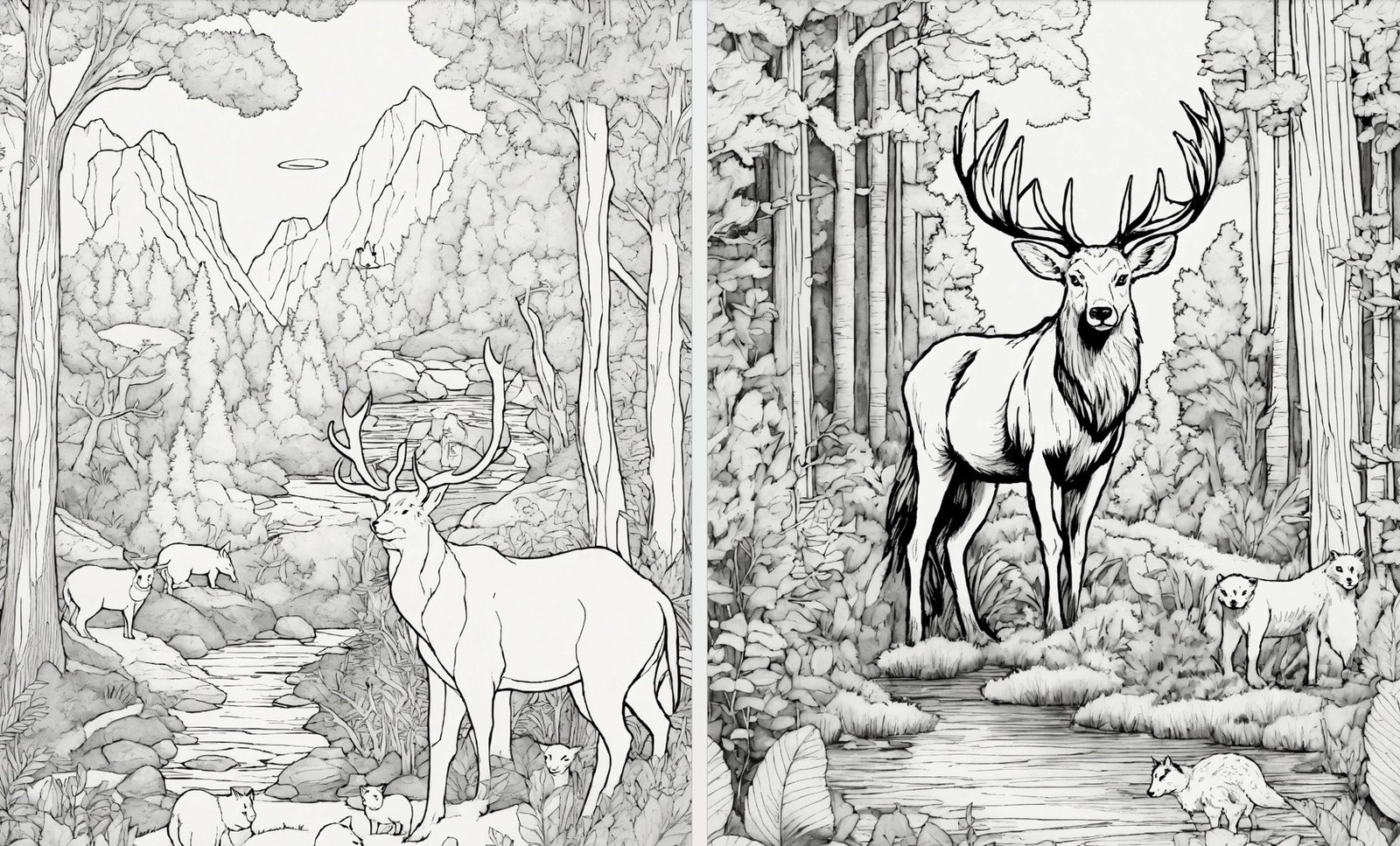 Kolorowanka dla Dorosłych – Magiczny Las | Pobierz w Bimli.pl Kolorowanka dla Dorosłych – Magiczny Las - obrazek 3