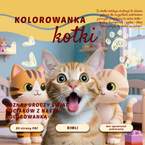 kolorowanka kotki