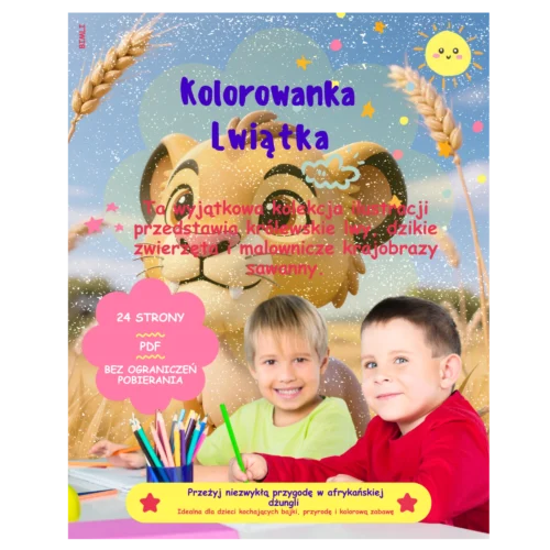 kolorowanka lwiatka