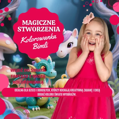 kolorowanka magiczne stworzenia