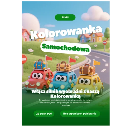 kolorowanka samochody