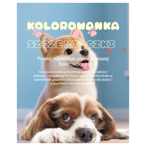 kolorowanka szczeniaczki