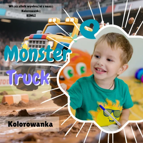 kolorowanka monster truck