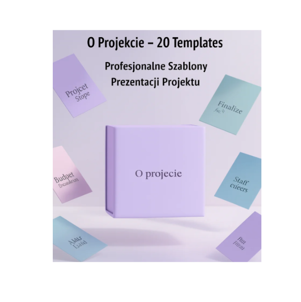 O Projekcie – 20 Templates | Profesjonalne Szablony Prezentacji Projektu | Pobierz w Bimli.pl O Projekcie