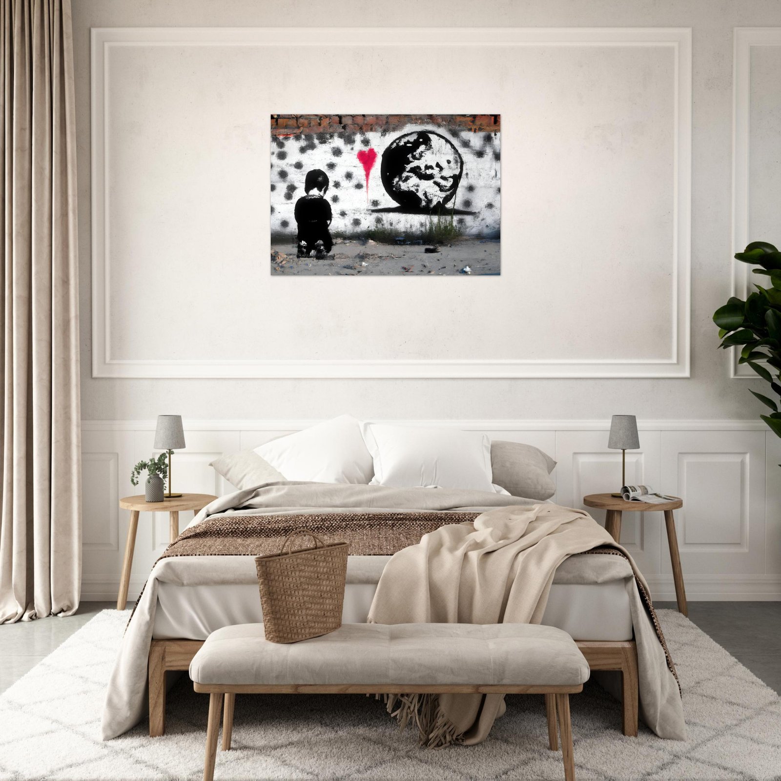 Fine Art Poster- BANKSY STYLE — Child & Earth | Street Art | Pobierz w Bimli.pl cfdbd538-0a7a-4c20-a4af-0cdd85669350