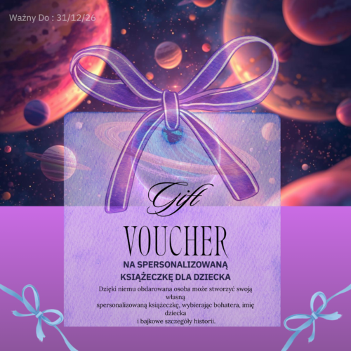 voucher na personalizowaną książeczkę