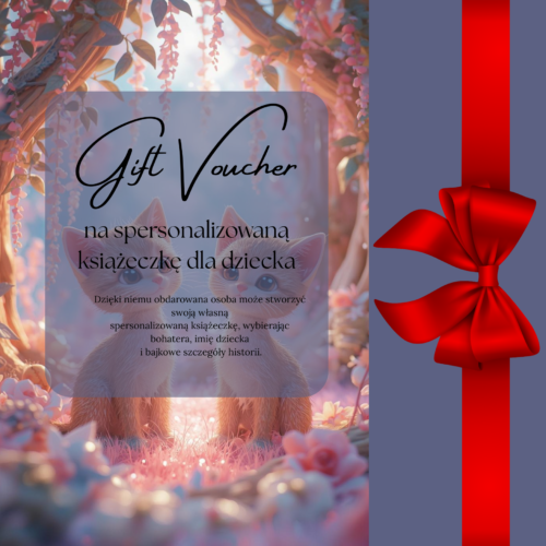 voucher na personalizowaną książeczkę