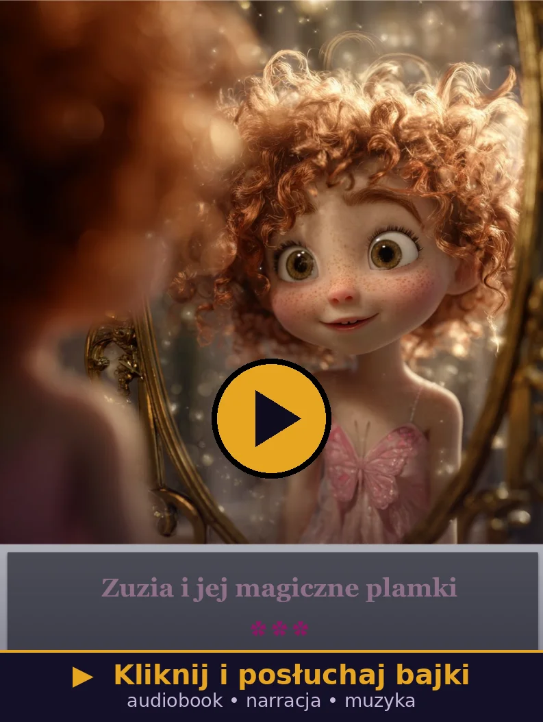 Zuzia i jej magiczne plamki — okładka audiobooka